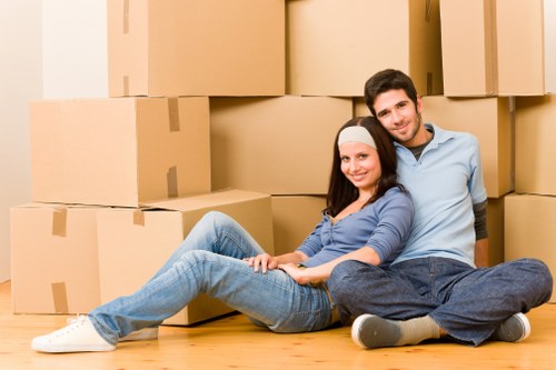 Modern moving trucks used by Kingston self storage removalists